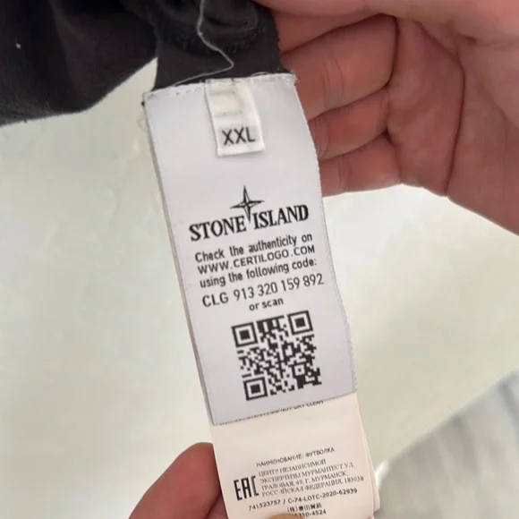 Stone Island Black Short Sleeve Tee - Picture 4 of 4